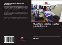 Cover Questions médico-légales en dentisterie