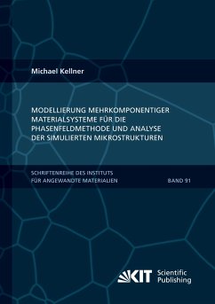 Modellierung mehrkomponentiger Materialsysteme für die Phasenfeldmethode und Analyse der simulierten Mikrostrukturen - Kellner, Michael