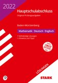 STARK Lösungen zu Original-Prüfungen Hauptschulabschluss 2022 - Mathematik, Deutsch, Englisch 9. Klasse - BaWü