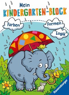 Ravensburger Mein Kindergarten-Block - Farben, Formen, Logik- Rätselspaß für Kindergartenkinder ab 5 Jahren - Förderung von Logik, Aufmerksamkeit und Ausdauer - Zimmermann, Britta;Lohr, Anja;Pätz, Christine