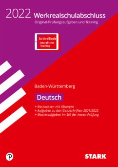 Cover STARK Original-Prüfungen und Training Werkrealschule 2022 - Deutsch 10. Klasse - BaWü, m. 1 Buch, m. 1 Beilage