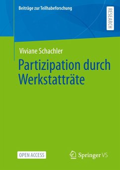 Partizipation durch Werkstatträte - Schachler, Viviane