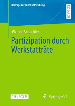 Partizipation durch Werkstatträte - Schachler, Viviane