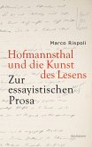 Hofmannsthal und die Kunst des Lesens (eBook, PDF)