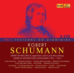 Robert Schumann Vol.2 - Legendary Lied Cycle *S - Lehmann,L./Höngen,E./Tauber,R./Erb,K./Hüsch,G. Robert Schumann Vol.2 - Legendary Lied Cycle *S - Lehmann,L./Höngen,E./Tauber,R./Erb,K./Hüsch,G.