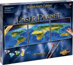 Schipper 609470855 - Malen nach Zahlen, Unser Planet, Triptychon, 40 x 120 cm