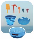 Schildkröt Funsports - 7in1 Sand Toys Falteimer Set - blau