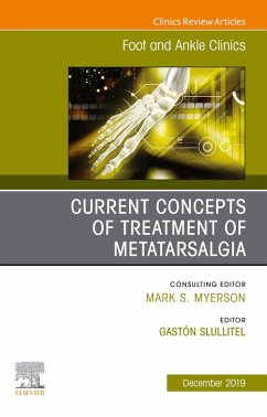 Cover Current concepts of treatment of Metatarsalgia, An issue of Foot and Ankle Clinics of North America (eBook, ePUB)