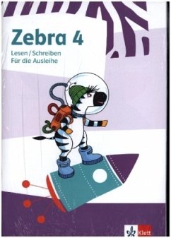 Cover Zebra 4. Paket: Heft Lesen/Schreiben ausleihfähig und Heft Sprache ausleihfähig Klasse 4