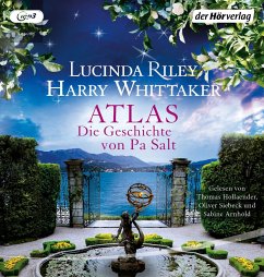 Atlas - Die Geschichte von Pa Salt / Die sieben Schwestern Bd.8 (4 MP3-CDs) - Riley, Lucinda;Whittaker, Harry