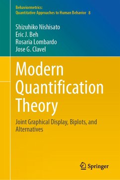 Modern Quantification Theory (eBook, PDF) - Nishisato, Shizuhiko; Beh, Eric J.; Lombardo, Rosaria; Clavel, Jose G.