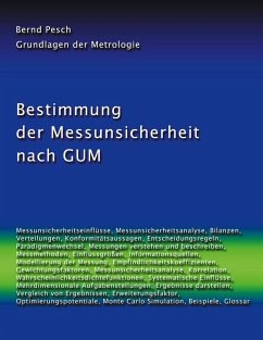 Bestimmung der Messunsicherheit nach GUM (eBook, ePUB) - Pesch, Bernd