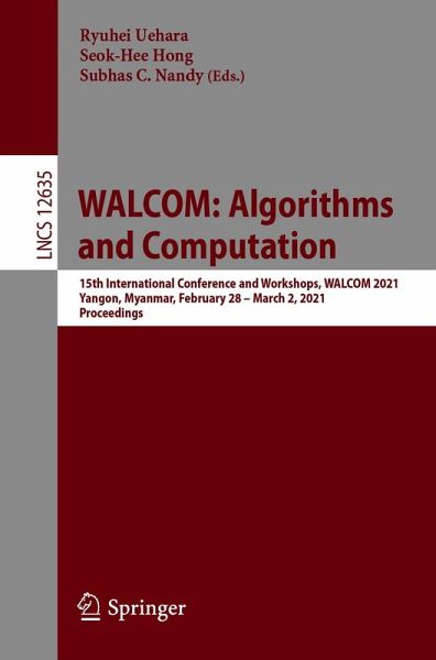 WALCOM: Algorithms and Computation (eBook, PDF) WALCOM: Algorithms and Computation (eBook, PDF)