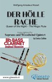 Der Holle Rache - Soprano and Woodwind Quintet (Bb Bass Clarinet) (fixed-layout eBook, ePUB)
