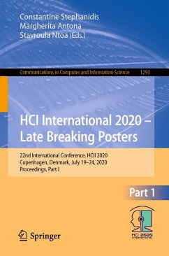 HCI International 2020 - Late Breaking Posters (eBook, PDF)