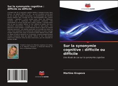 Sur la synonymie cognitive : difficile ou difficile - Krupová, Martina