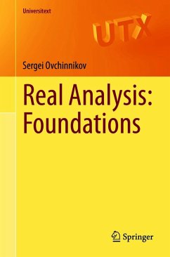 Real Analysis: Foundations (eBook, PDF) - Ovchinnikov, Sergei