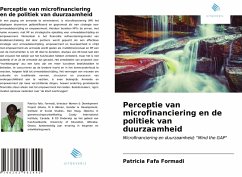 Perceptie van microfinanciering en de politiek van duurzaamheid - Formadi, Patricia Fafa