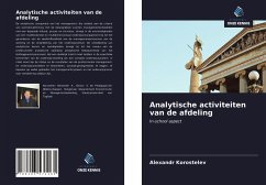 Analytische activiteiten van de afdeling - Korostelev, Alexandr