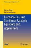 Fractional-in-Time Semilinear Parabolic Equations and Applications (eBook, PDF)