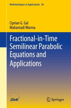 Cover Fractional-in-Time Semilinear Parabolic Equations and Applications (eBook, PDF)