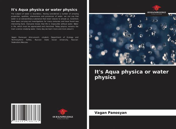 It's Aqua physica or water physics It's Aqua physica or water physics
