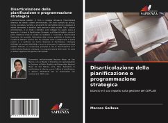 Disarticolazione della pianificazione e programmazione strategica - Galloso, Marcos