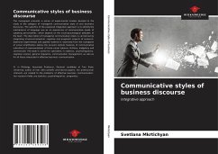 Communicative styles of business discourse - Mkrtichyan, Svetlana