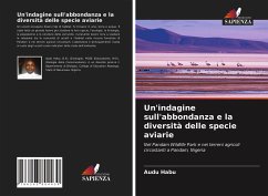 Un'indagine sull'abbondanza e la diversità delle specie aviarie - Habu, Audu