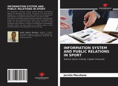 INFORMATION SYSTEM AND PUBLIC RELATIONS IN SPORT - Macuhane, Jacinto