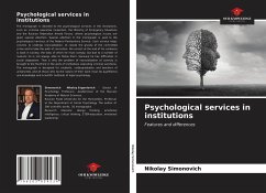 Psychological services in institutions - Simonovich, Nikolay