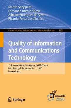 Quality of Information and Communications Technology (eBook, PDF)