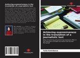 Achieving expressiveness in the translation of a journalistic text