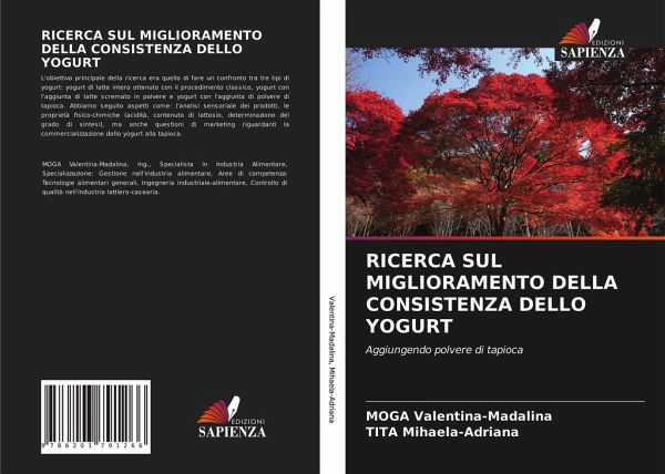 RICERCA SUL MIGLIORAMENTO DELLA CONSISTENZA DELLO YOGURT