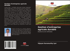 Gestion d'entreprise agricole durable - Gurumurthy Iyer, Vijayan