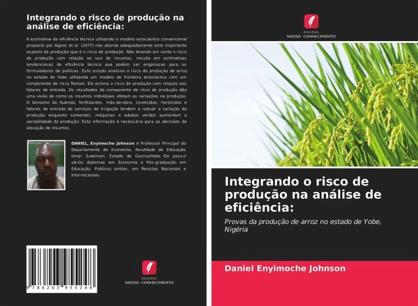 Integrando o risco de produção na análise de eficiência: Integrando o risco de produção na análise de eficiência: