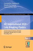 HCI International 2020 - Late Breaking Posters (eBook, PDF)