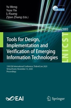Tools for Design, Implementation and Verification of Emerging Information Technologies (eBook, PDF)