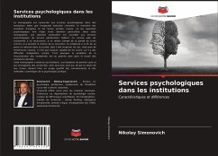 Services psychologiques dans les institutions - Simonovich, Nikolay