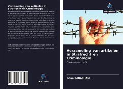 Verzameling van artikelen in Strafrecht en Criminologie - BABAKHANI, Erfan