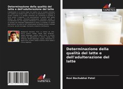 Determinazione della qualità del latte e dell'adulterazione del latte - Patel, Ravi Bachubhai