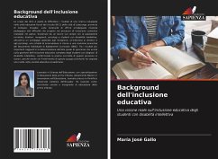 Background dell'inclusione educativa - Gallo, María José