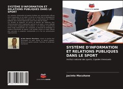 SYSTÈME D'INFORMATION ET RELATIONS PUBLIQUES DANS LE SPORT - Macuhane, Jacinto