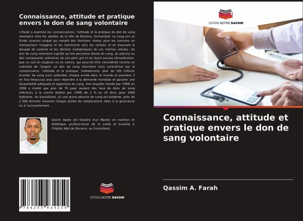 Connaissance, attitude et pratique envers le don de sang volontaire Connaissance, attitude et pratique envers le don de sang volontaire