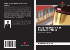 State registration of business entities - Churyaev, Aleksandr