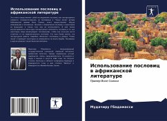 Ispol'zowanie poslowic w afrikanskoj literature - Gbadamassi, Mudachiru