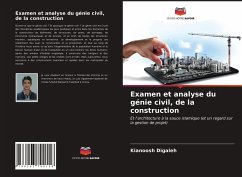 Examen et analyse du génie civil, de la construction - Digaleh, Kianoosh