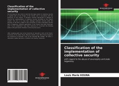 Classification of the implementation of collective security - KOUNA, Louis Marie