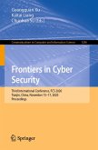 Frontiers in Cyber Security (eBook, PDF)