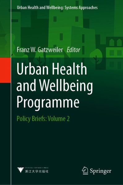Urban Health and Wellbeing Programme (eBook, PDF) Urban Health and Wellbeing Programme (eBook, PDF)